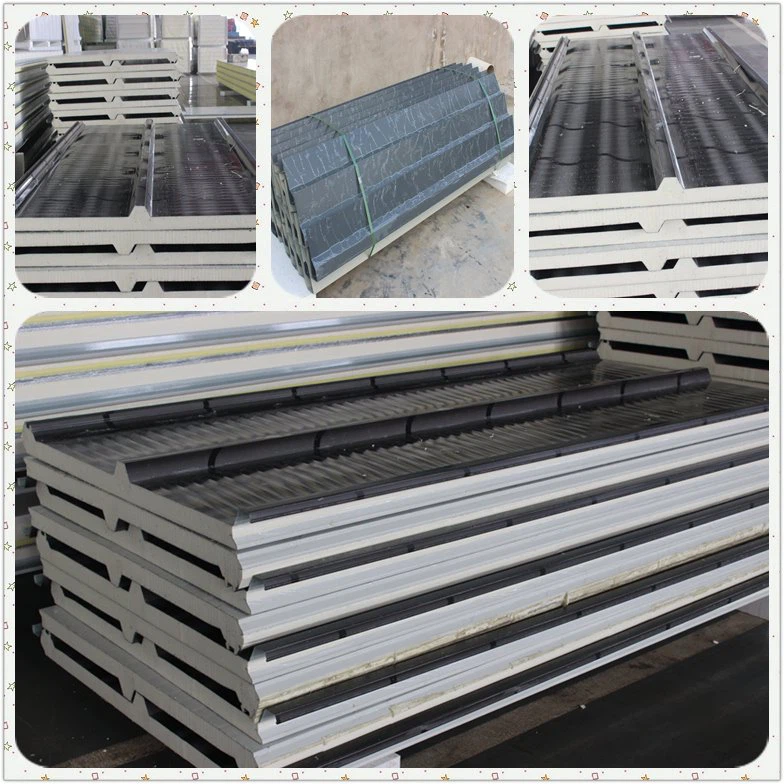 black PU roof panels 